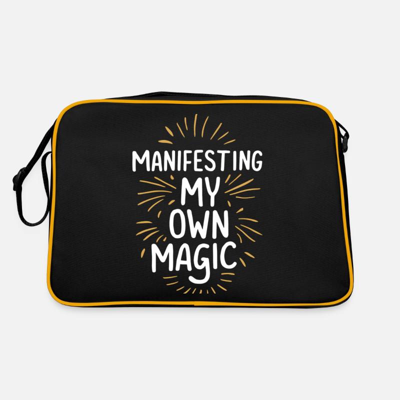 Manifestiere Deine Eigene Magie Retro Tasche