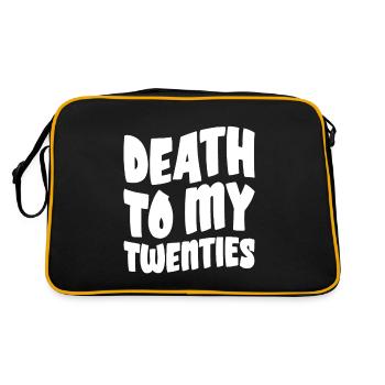 Death To My Twenties - Retro Bag - black/gold - Back