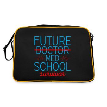 Survivant de l’école de médecine de l’avenir 4 - Sac Retro - noir/or - Dos