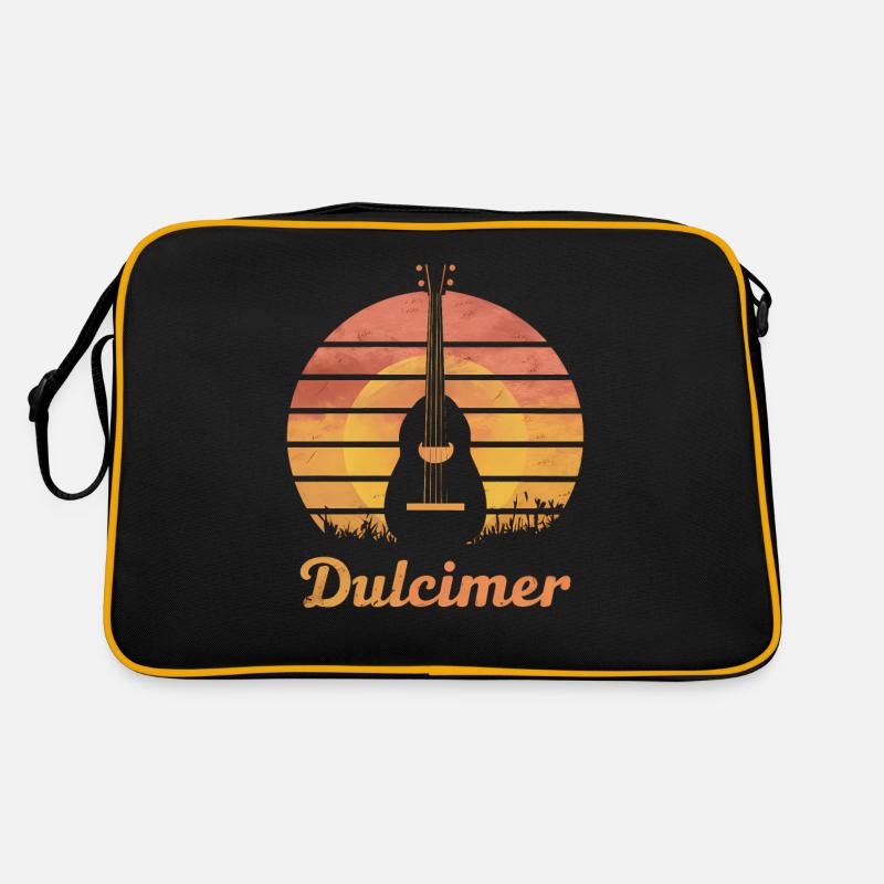 Cadeau pour les amateurs de dulcimer Sac Retro
