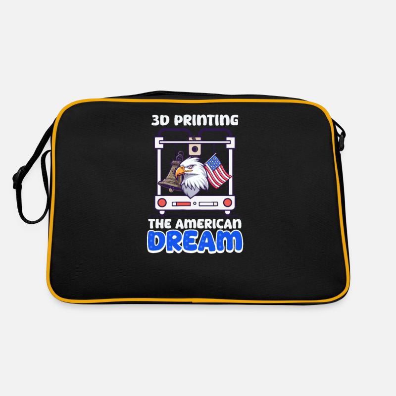 Impression 3D patriotique Impression 3D de l’American Dre Sac Retro