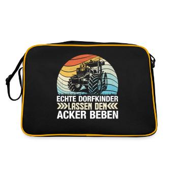 Tractor - Retro Bag - black/gold - Back