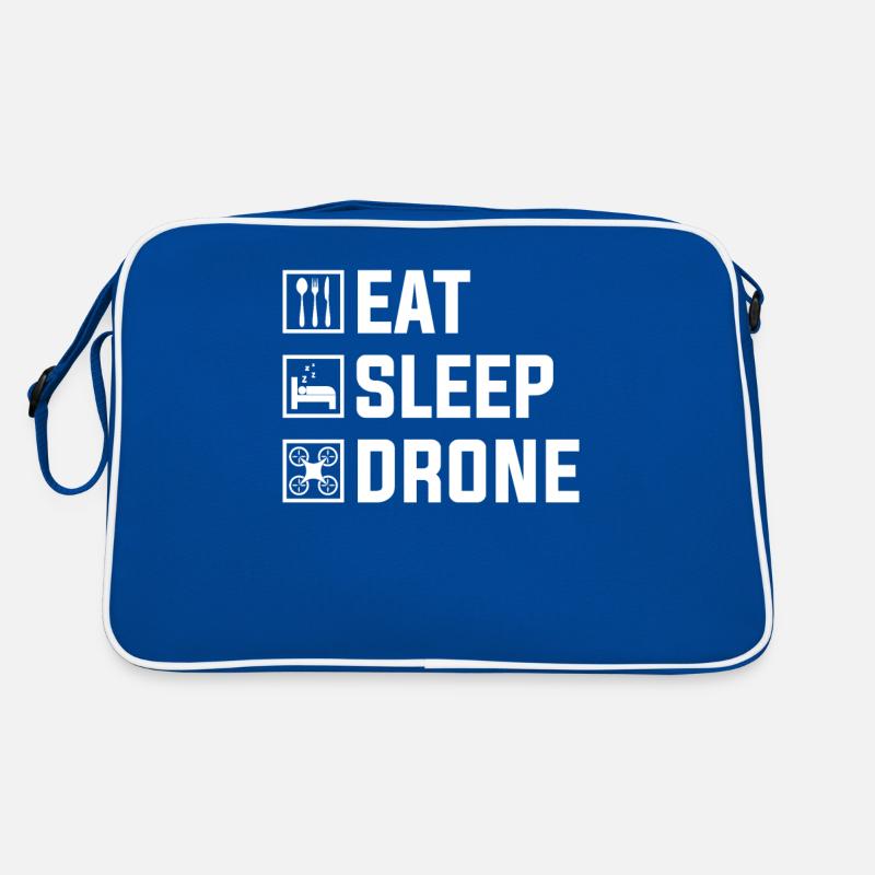 Eat Drone Repeat Retro Tasche