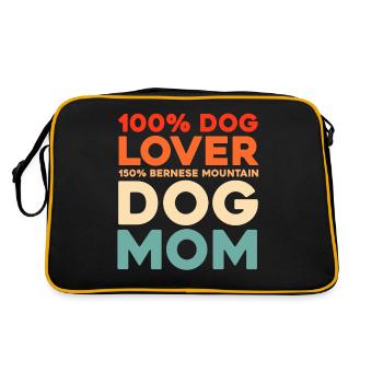 Bouvier bernois - Sac Retro - noir/or - Dos