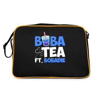 Boba Tea Ft. Bobadie - Retro Bag - black/gold - Back