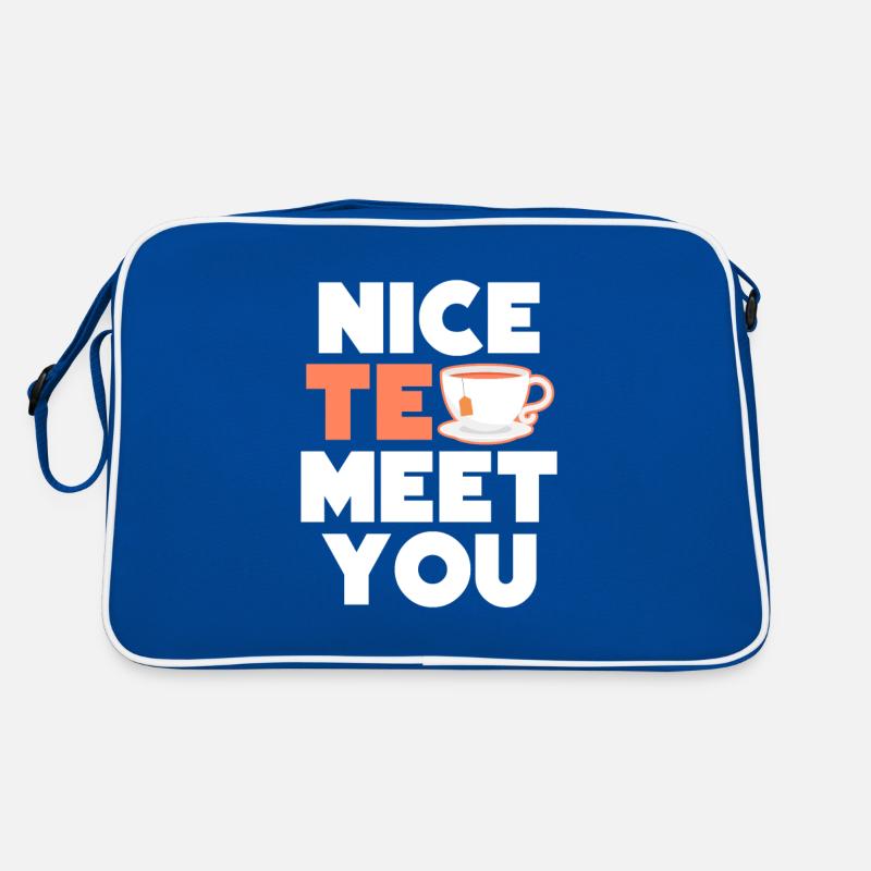 Schöner Tee, Sie Kennenzulernen Retro Tasche