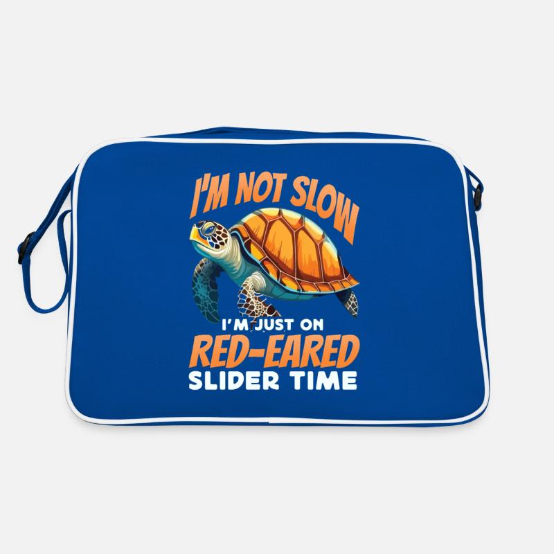 Red-eared turtle lovers Retro Bag
