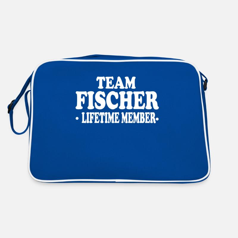 Fischer Team Lifetime Member Geschenkidee Retro Tasche