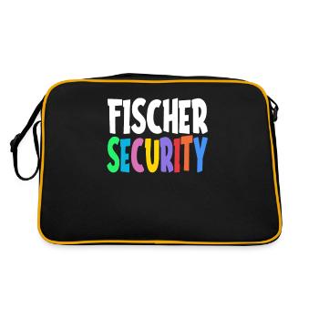 Idée cadeau famille Fischer Security Team - Sac Retro - noir/or - Dos