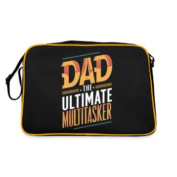 Dad The Ultimate Multitasker - Retro Bag - black/gold - Back