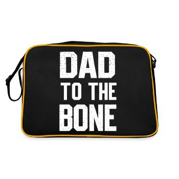 Dad To The Bone Rocking Style - Retro Bag - black/gold - Back