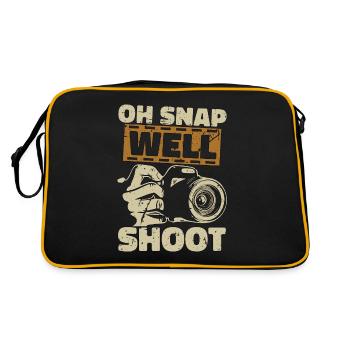 Photographe Oh Snap Well Shoot Camera Photo Shoot - Sac Retro - noir/or - Dos