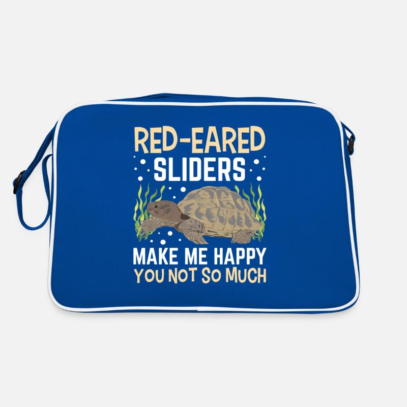 Red-eared turtle lovers Retro Bag