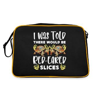 Red-eared turtle lovers - Retro Bag - black/gold - Back