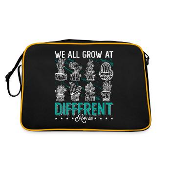 Jardinier Nous cultivons tous à des rythmes différents Jardinage - Sac Retro - noir/or - Dos