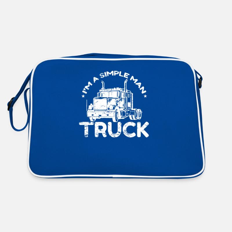 Je suis un simple camionneur Sac Retro