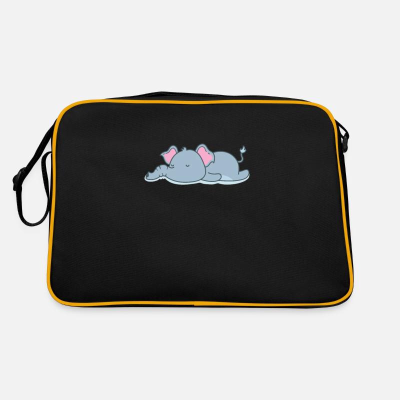 éléphant endormi Sac Retro