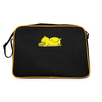canard endormi - Sac Retro - noir/or - Dos