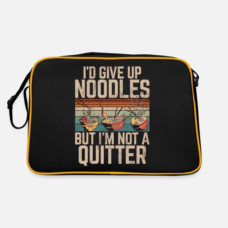 Cadeaux pour les amateurs de nouilles Sac Retro