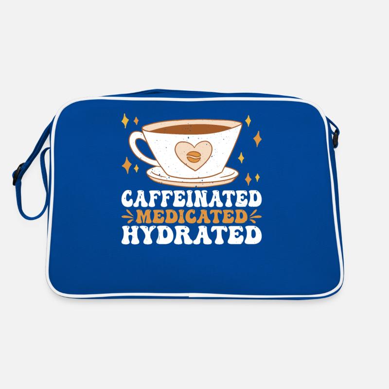 Caffeinated Medicated Hydrated 3 Retro Tasche