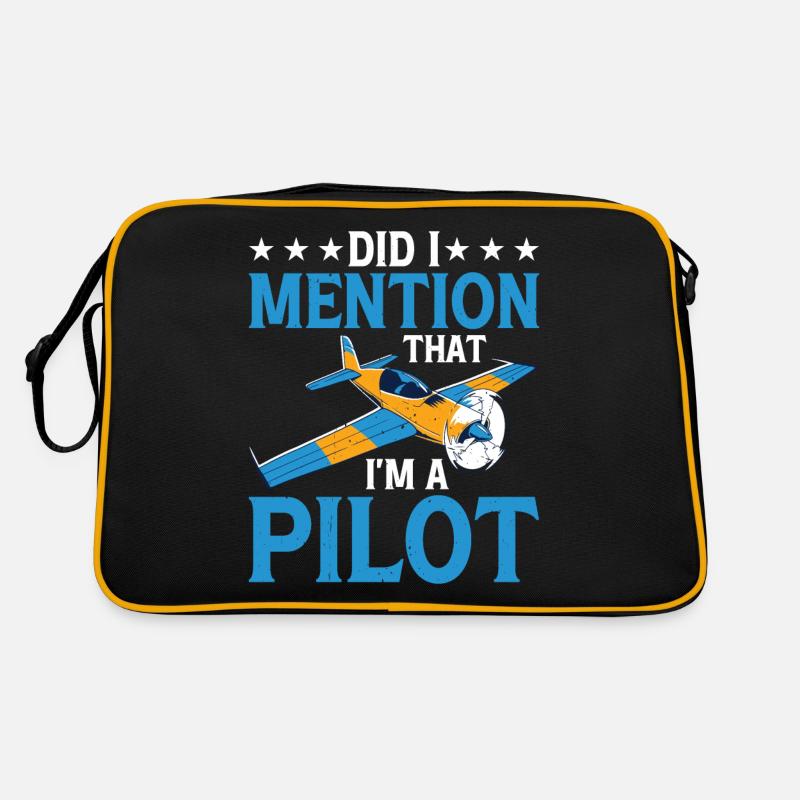 Did I Mention That I'm A Pilot 2 Retro Bag