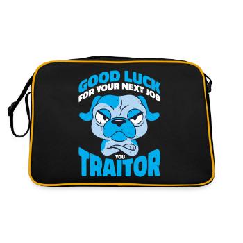Bonne chance pour votre prochain emploi Vous traître 3 - Sac Retro - noir/or - Dos