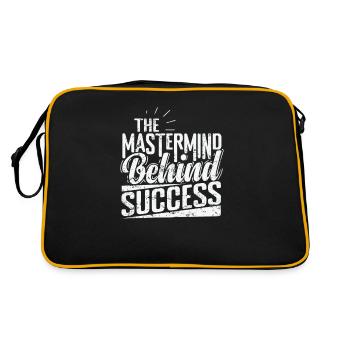 The Mastermind Behind Success - Retro Bag - black/gold - Back