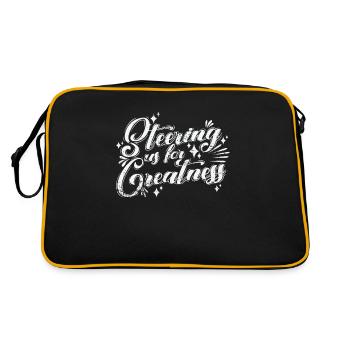 Steering Us to Greatness - Retro Bag - black/gold - Back