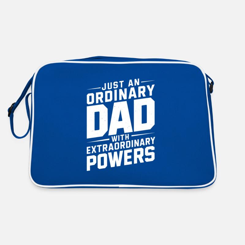 Einfach Ein Gewöhnlicher Papa Mit Superkräften Retro Tasche