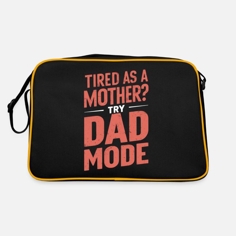 Fatiguée comme une mère ? Essayez le mode papa Sac Retro