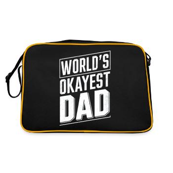 Le style unique du papa le plus correct du monde - Sac Retro - noir/or - Dos