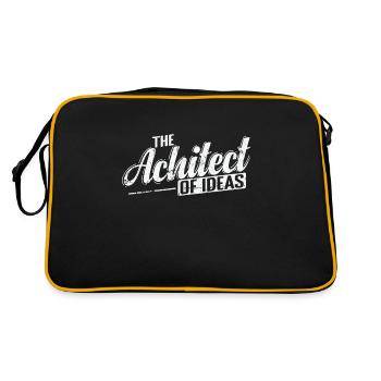 The Architect of Ideas - Retro Bag - black/gold - Back