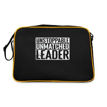 Leader inarrêtable et inégalé - Sac Retro - noir/or - Dos