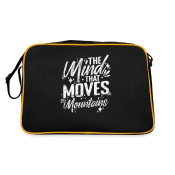 L’ qui déplace les montagnes - Sac Retro - noir/or - Dos