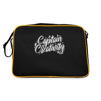 Captain of Creativity - Retro Bag - black/gold - Back