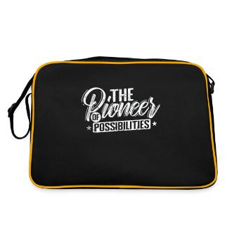 Le pionnier des possibilités - Sac Retro - noir/or - Dos