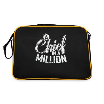A Chief in a Million - Retro Bag - black/gold - Back
