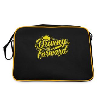Driving Us Forward - Retro Bag - black/gold - Back