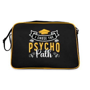 Psychiatre J’ai choisi la Psychopathie Neuroscience - Sac Retro - noir/or - Dos