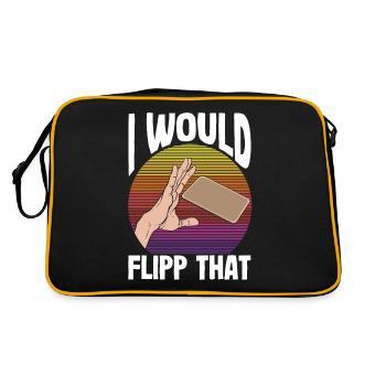Beer mat turn over game beer - Retro Bag - black/gold - Back
