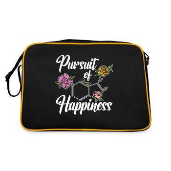 Psychiatrist Pursuit Of Happiness Neuroscience - Retro Bag - black/gold - Back