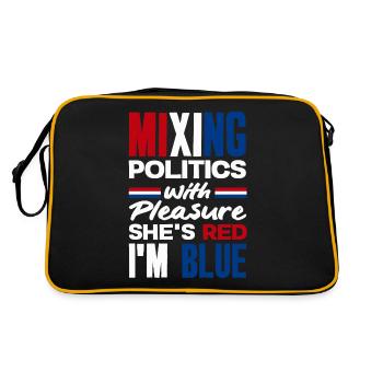 United In Love Unity Patriotic American - Retro Bag - black/gold - Back
