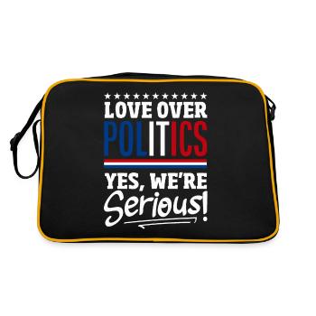 United In Love Unity Patriotic American - Retro Bag - black/gold - Back
