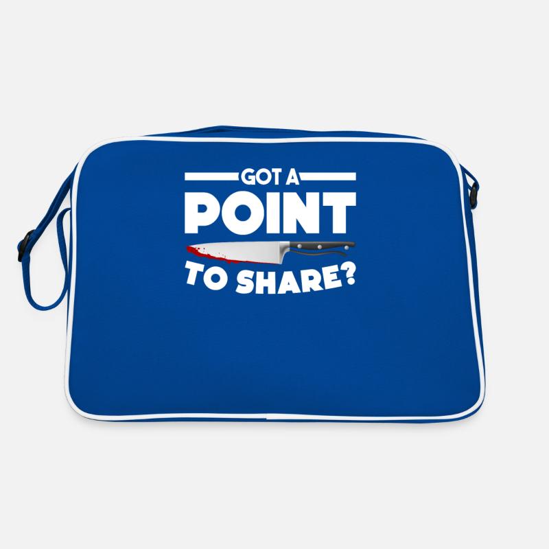 Ich Habe Einen Punkt Zu Teilen Retro Tasche