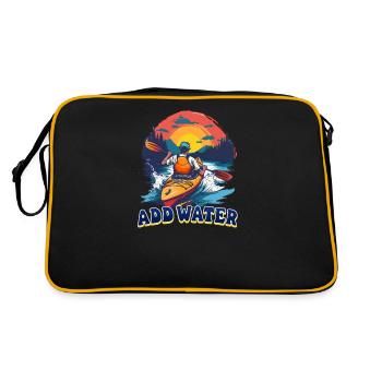 Kayak Ajouter de l’eau - Sac Retro - noir/or - Dos