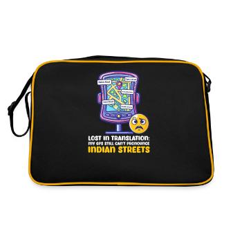 L’Amérindien ne peut toujours pas prononcer Indian Stree - Sac Retro - noir/or - Dos