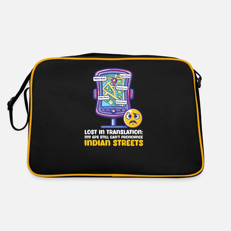 Indianer können Indianer immer noch nicht indianisch stree aussprechen Retro Tasche