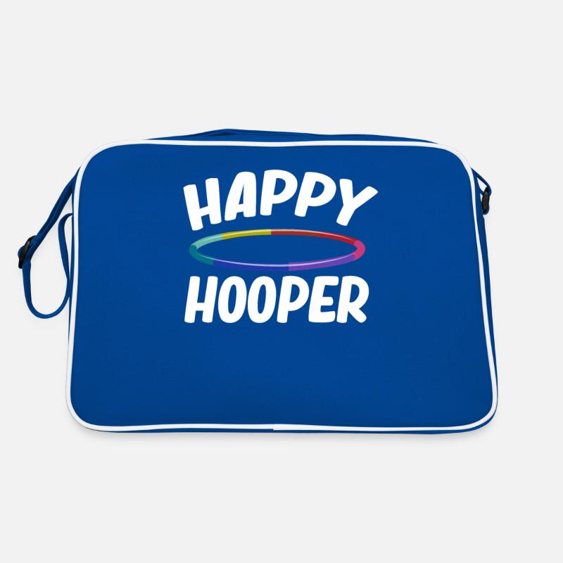 Happy Hooper Hooping Jugglers Gymnastic Baton Retro Bag