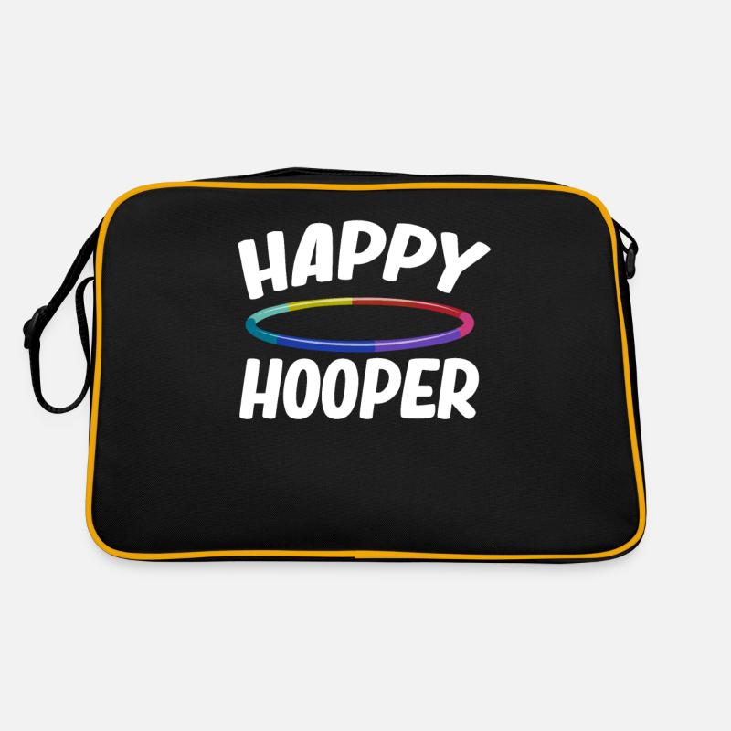 Happy Hooper Hooping Jugglers Gymnastic Baton Retro Tasche