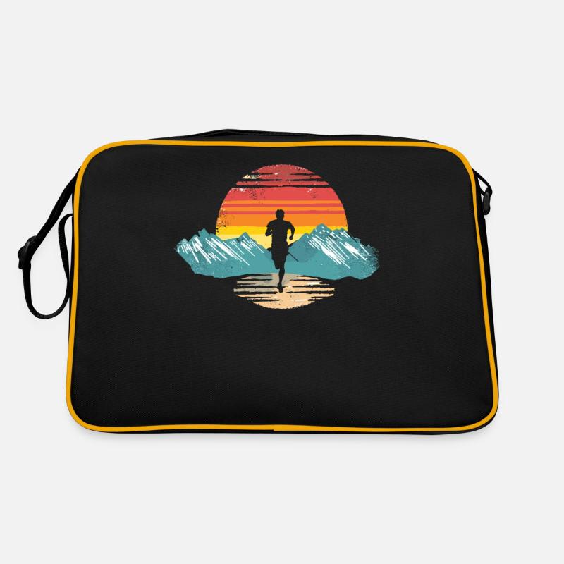 Running design for runners at the marathon Retro Bag